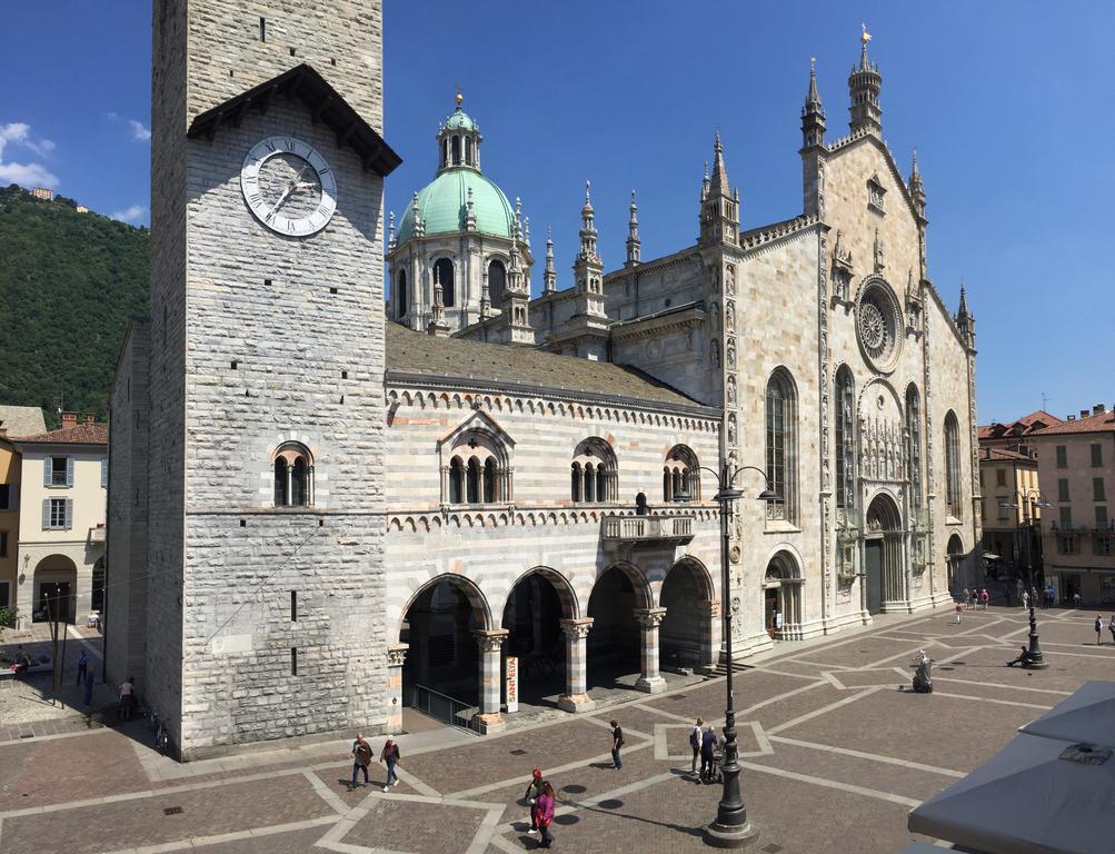 Ancient Courtyard Bonanomi In Como Historic Centre Extérieur photo