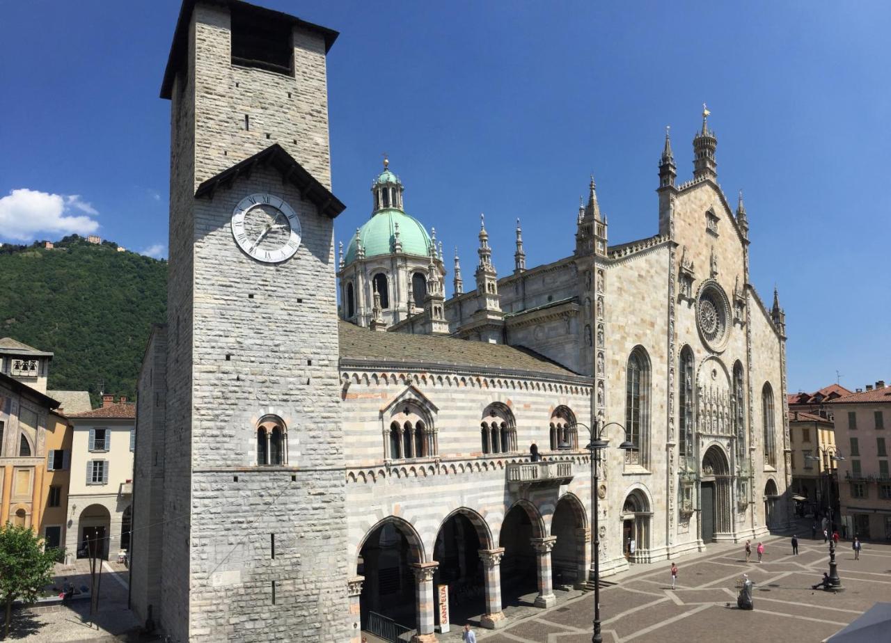 Ancient Courtyard Bonanomi In Como Historic Centre Extérieur photo